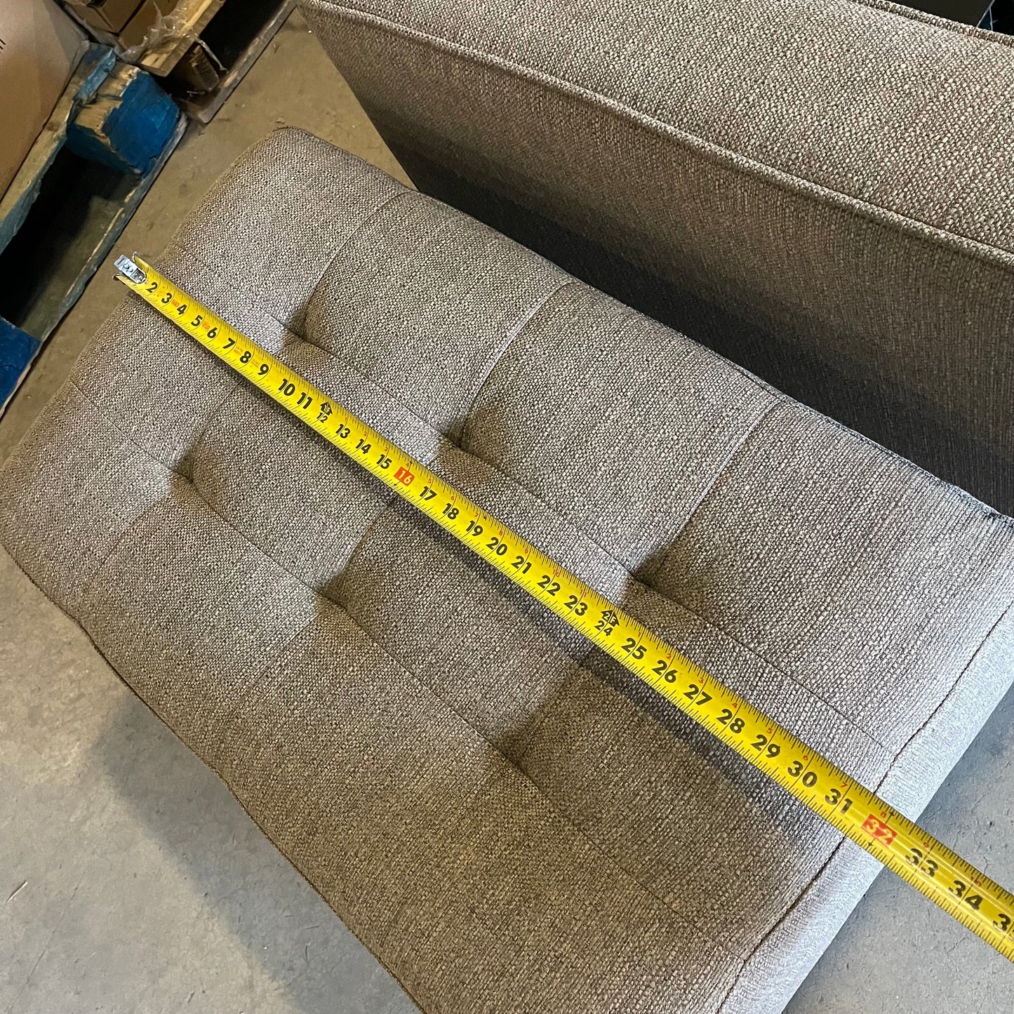 ZA@ Pallet of MIXED Sectional Couch 85” Grey (AS-IS)