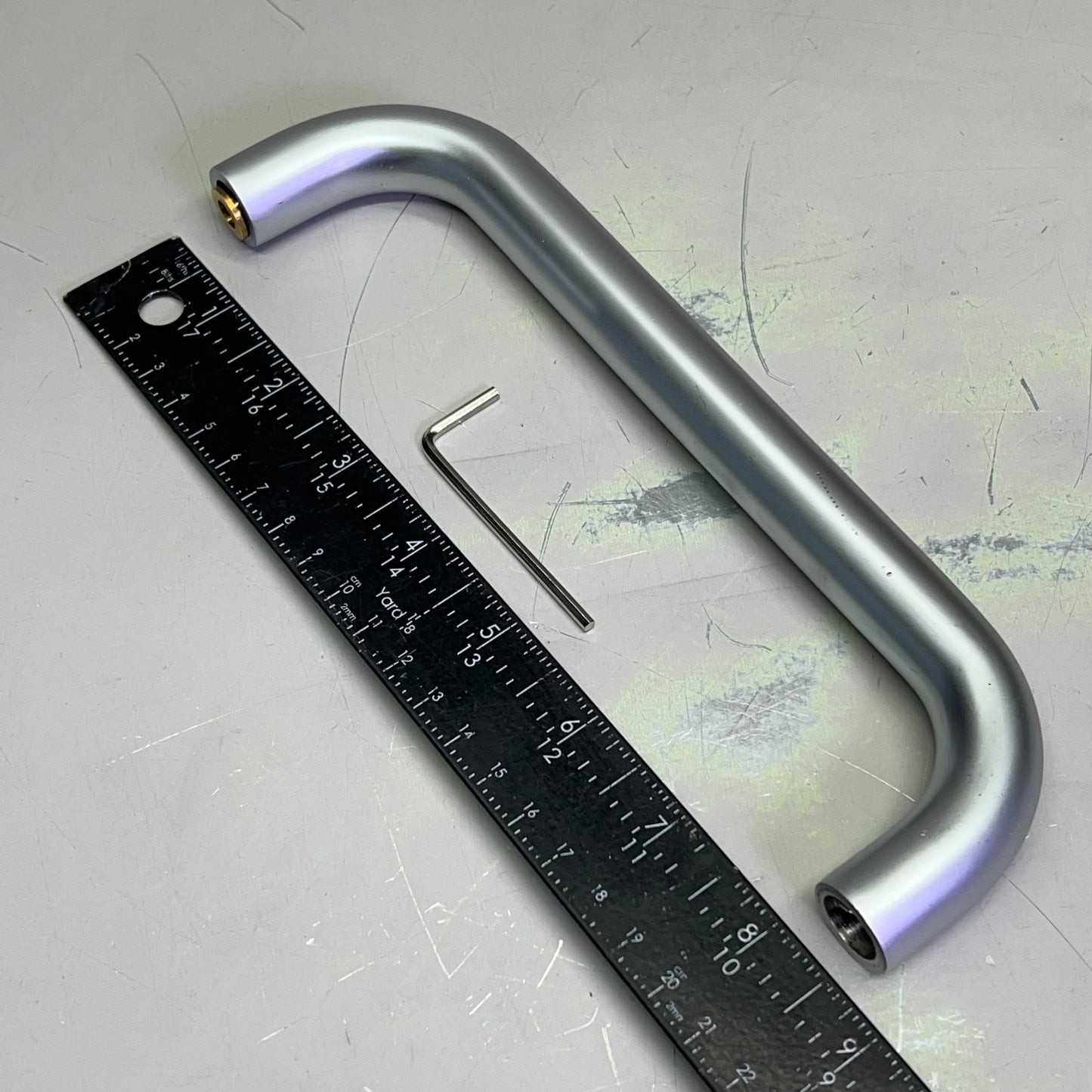 CRL Shower Pull Handle BM Series & Hinges Kit Satin Chrome BM8X8SC/GEN037SC