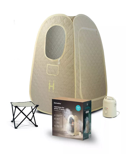 HOMEDICS Portable Steam Sauna 4.82' H Grey SP-SN300