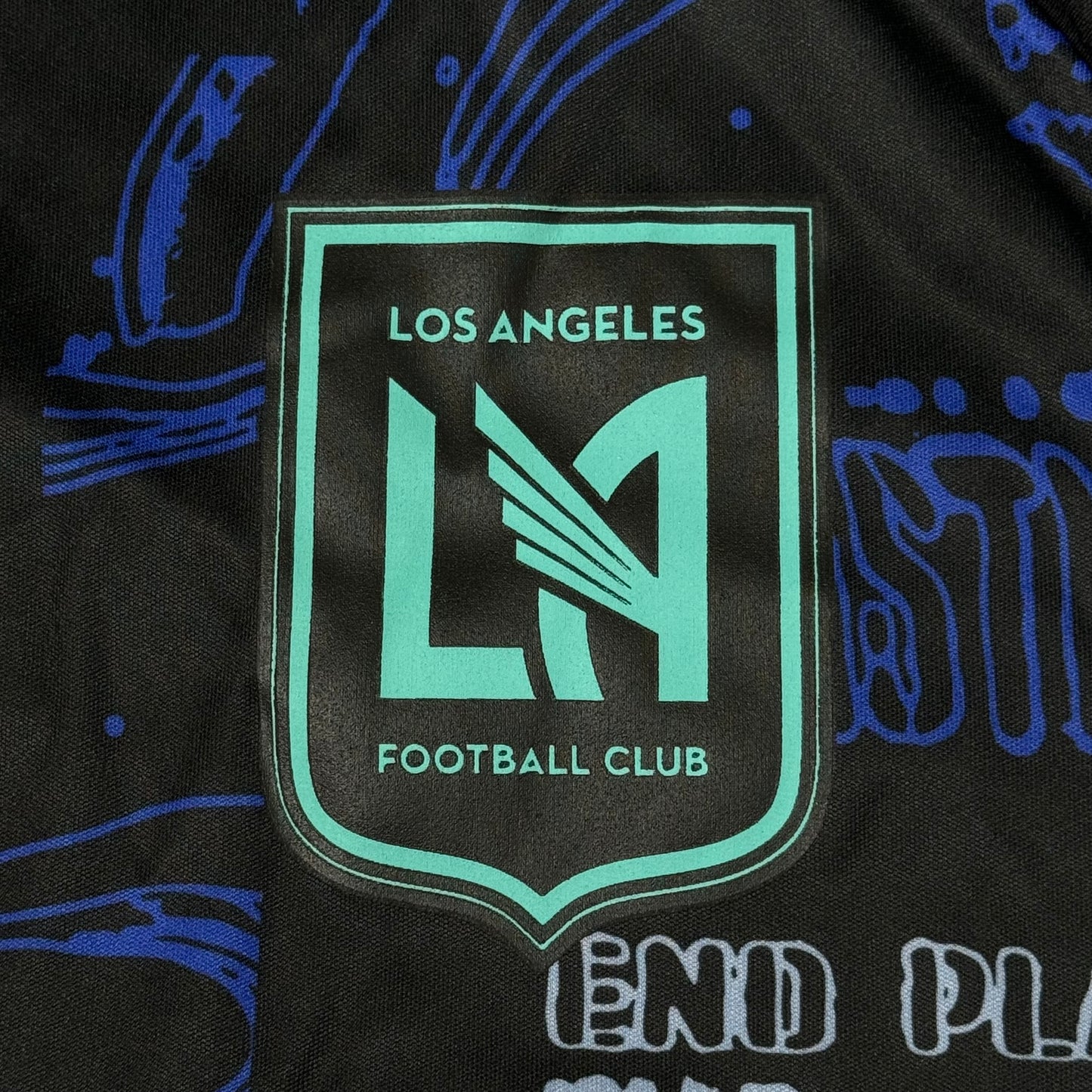 AEROREADY Los Angeles Football Club Women’s Jersey Sz-S Black/Blue IP2054 195