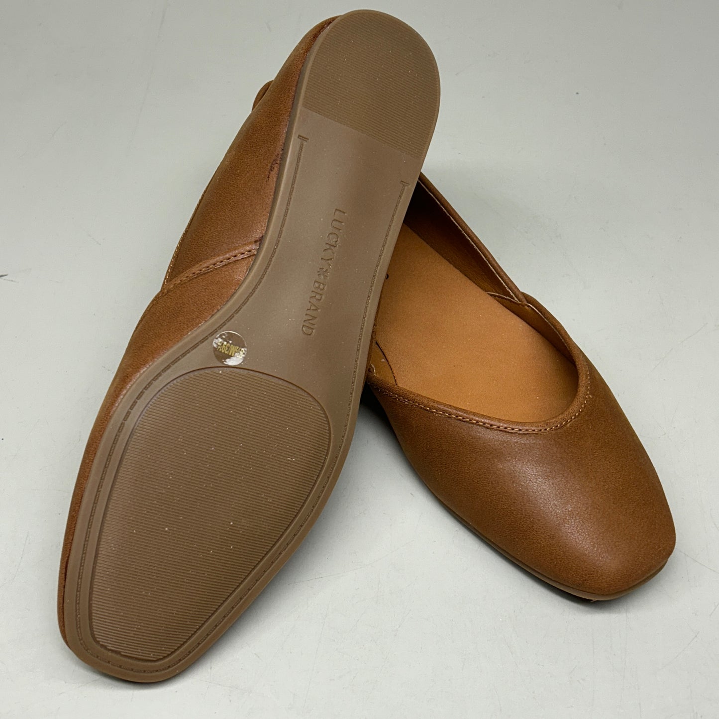 LUCKY BRAND Ameena Flat Umber Womens sz 8.5 (Damaged Box)