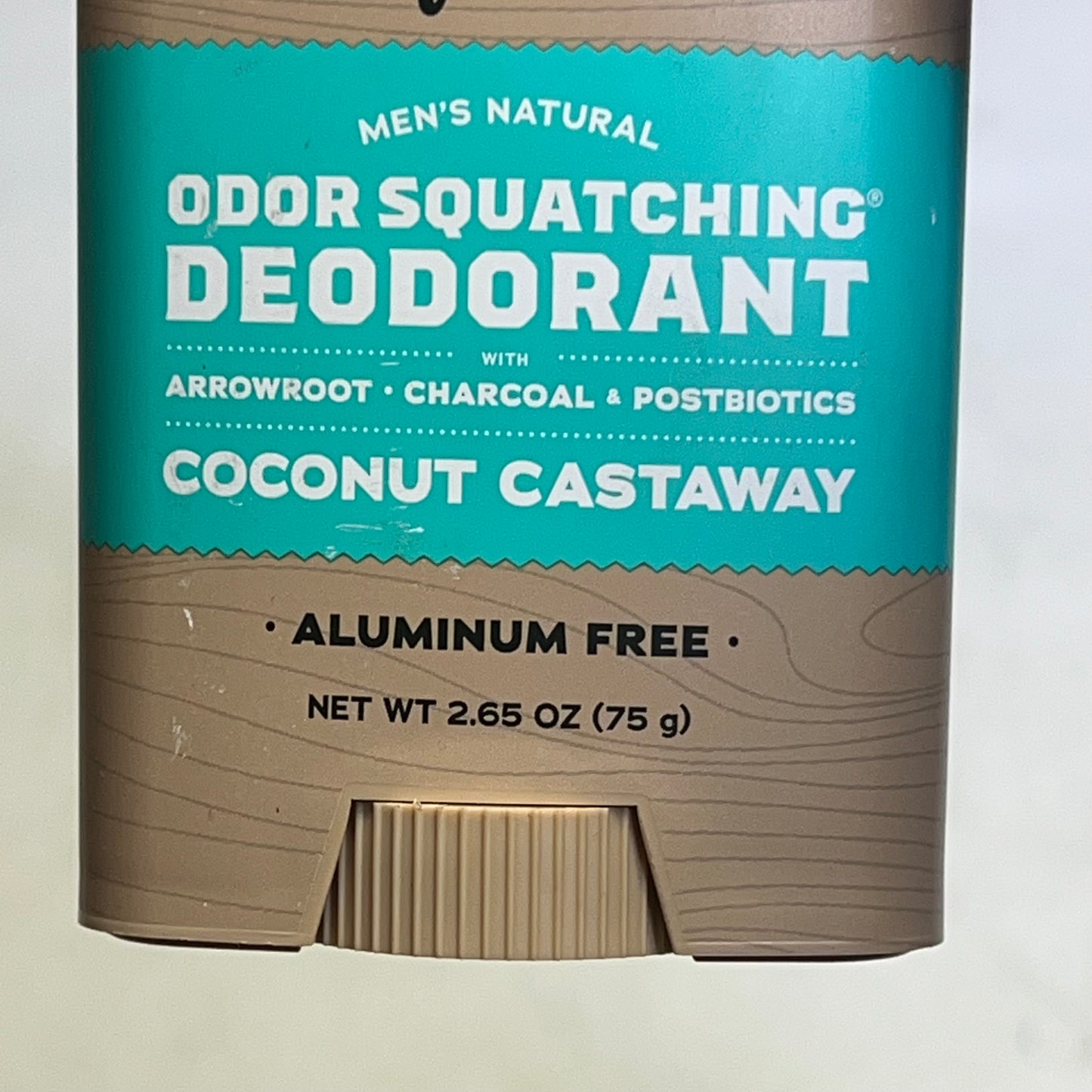 DR SQUATCH (2 PACK) Natural Deodorant For Men Coconut Castaway Scent 2.65 Oz