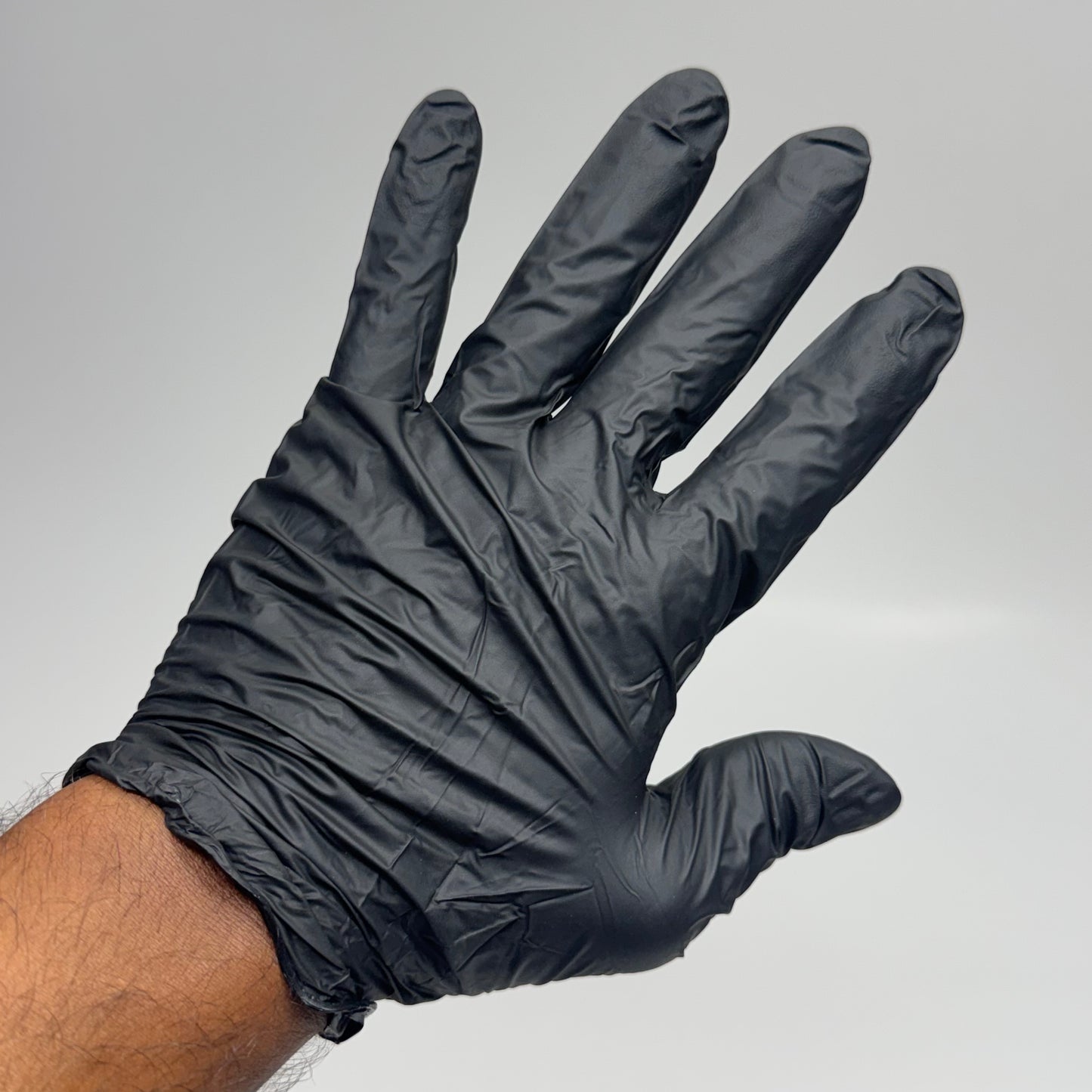 SAFETY ZONE (1000 Gloves) Powder Free Nitrile Examination Gloves Sz XL, Black GNPR-XL-BK