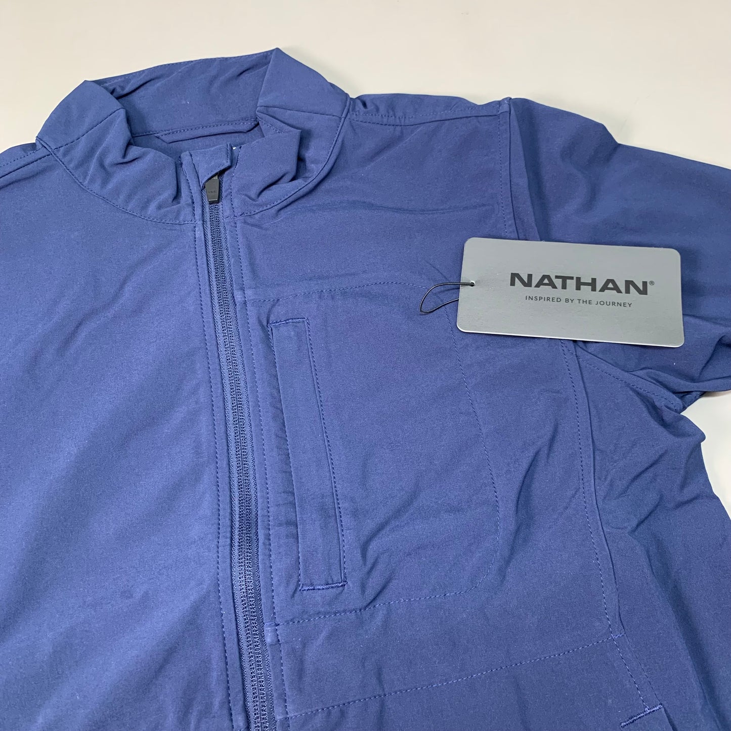 NATHAN Vamos Track Jacket Men's Sz S Peacoat NS50320-60135-S (New)