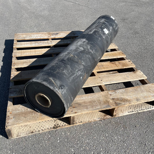 ZA@ Pallet of MIXED Rubber Flooring Roll 4’ Wide Black (AS-IS)