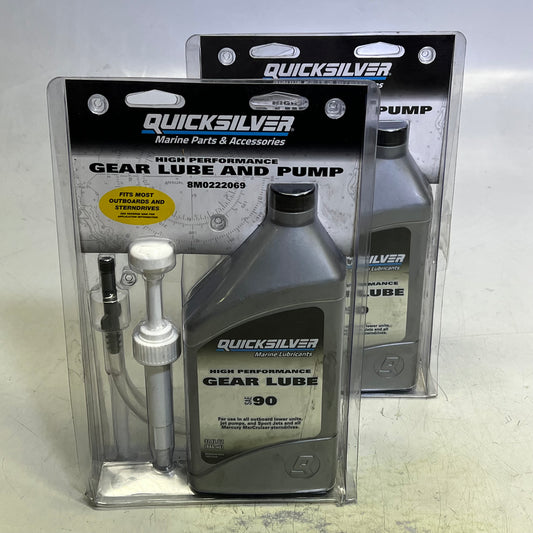 QUICKSILVER (2 PACK) High Performance Gear Lube & Pump 32 fl oz 8M0222069