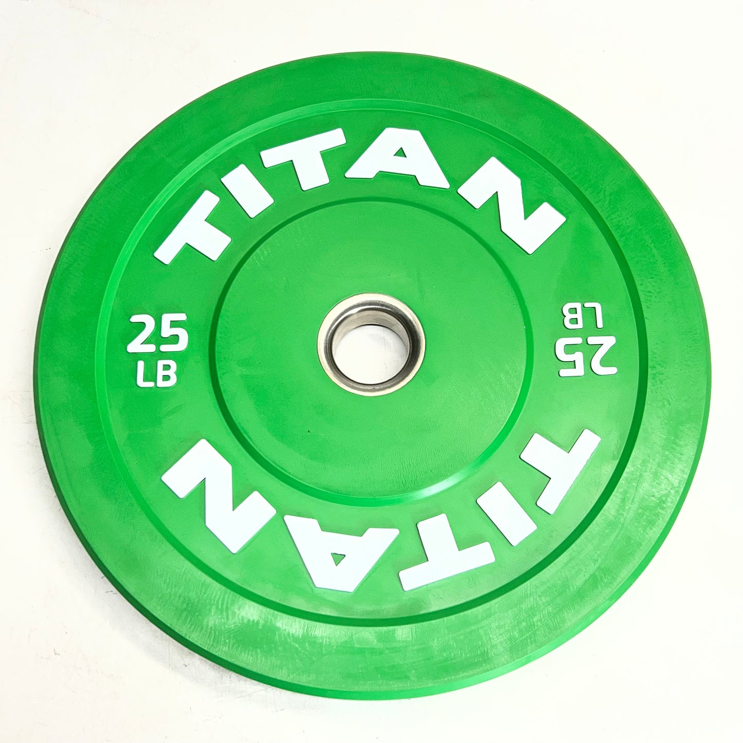 TITAN (2 PACK) 25 Lb. Economy Color Bumper Plates, Green 430347