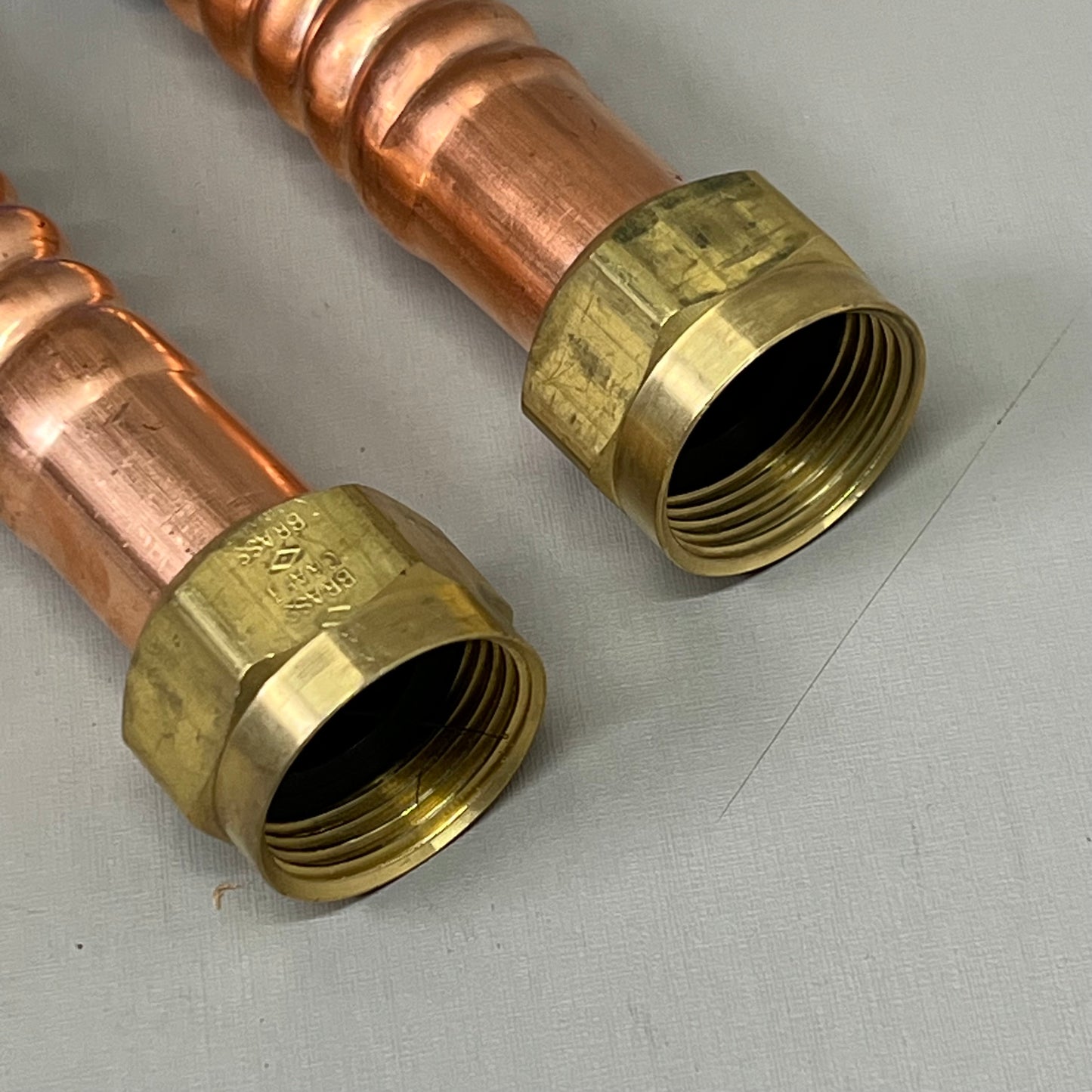 BRASSCRAFT (2 PACK) Iron Copper Flex Connector Female 3/4"FIP X 18" L WB00-18N