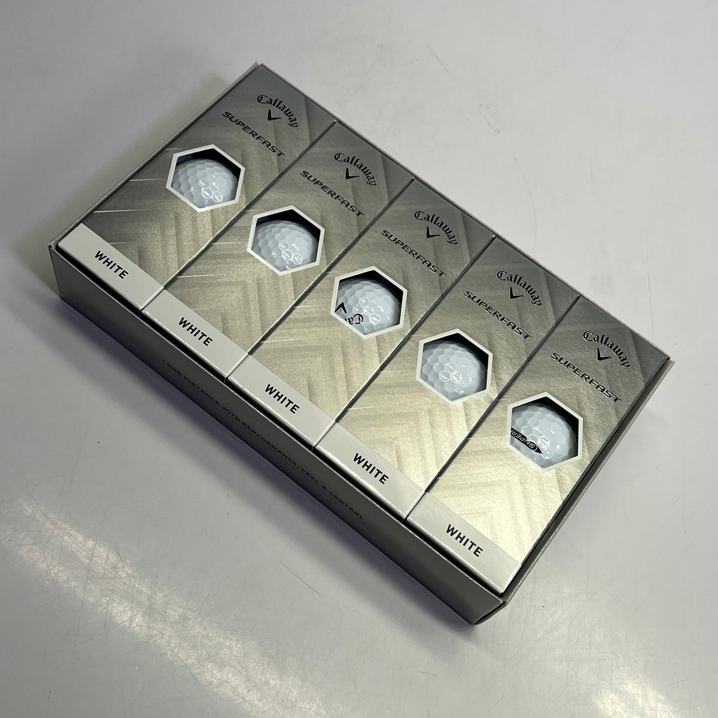 CALLAWAY (SET OF 15) Super Fast High Speed Core HEX Aerodynamic Standard White