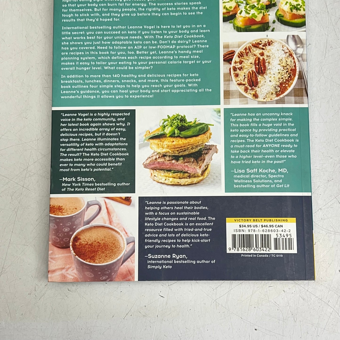 THE KETO DIET COOKBOOK 140+ Flexible Meals Paperback Book by Leanne Vogel