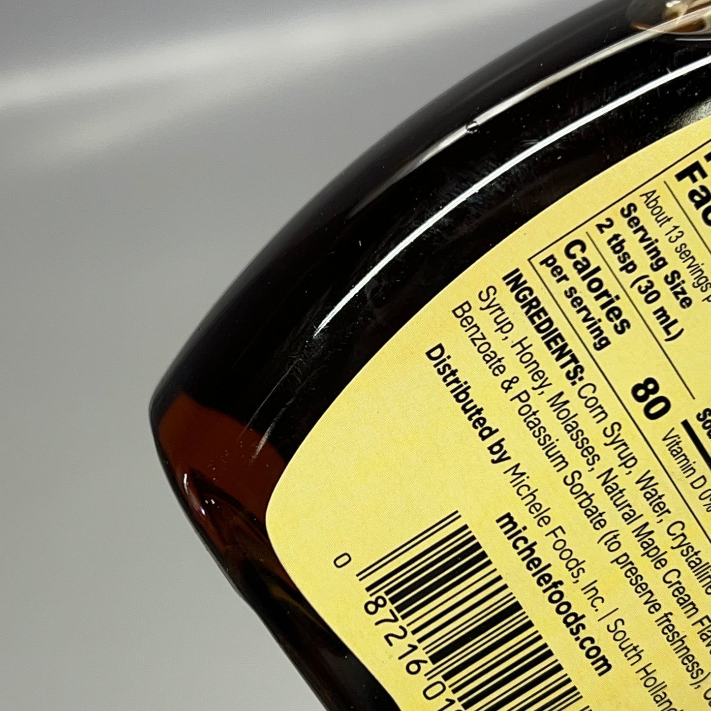 ZA@  MICHELE'S (2 PACK) Gourmet Maple Creme Syrup 13 Fl Oz BB 04/27