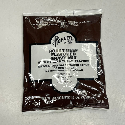 ZA@ ZA@ PIONEER (6 PACK) Roast Beef Gravy Mix 13 Oz White 94544