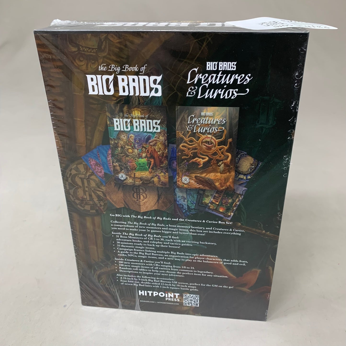 HIT POINT PRESS Big Bads Box Set 9.5"x6.5"x3" HPP-005 Sealed