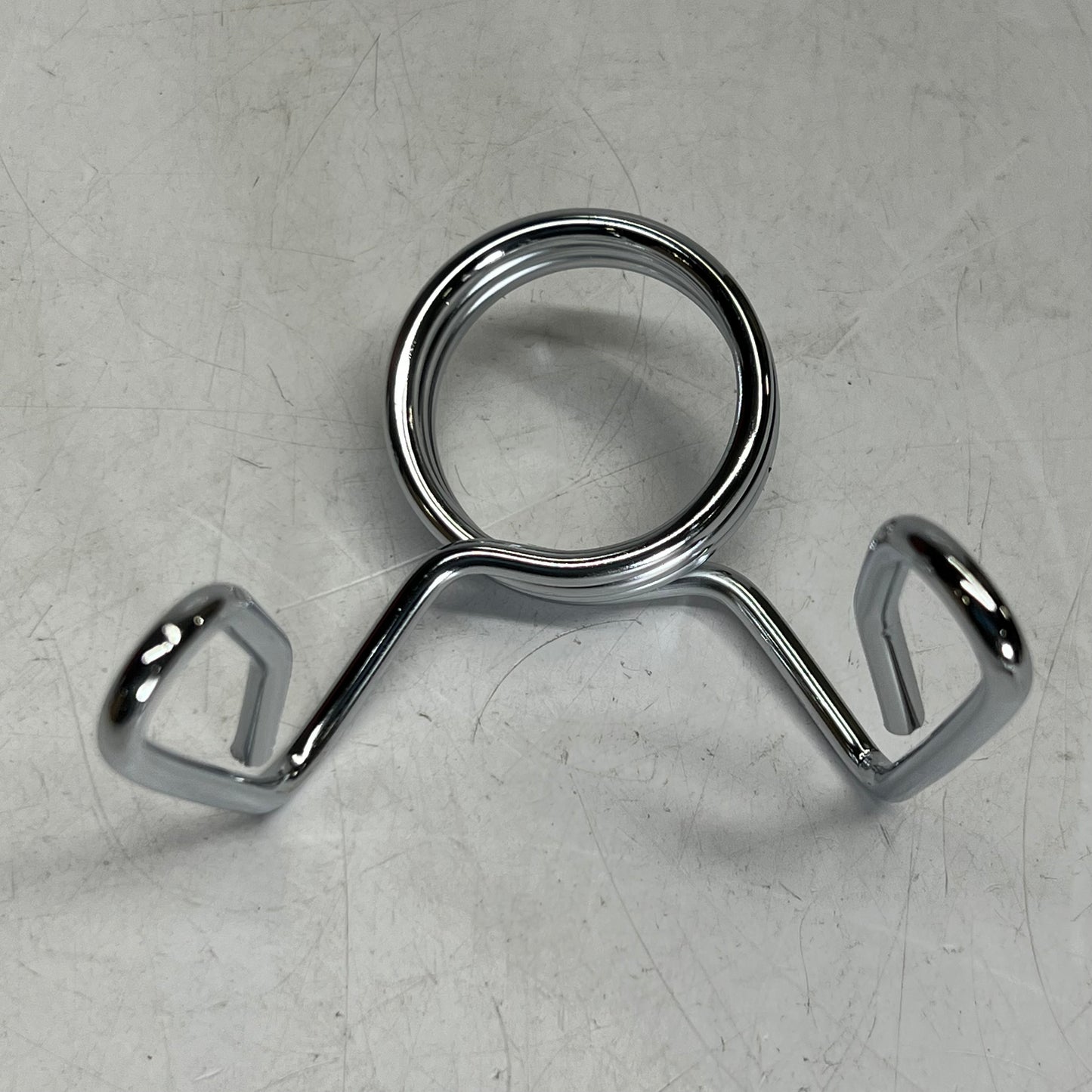 TITAN (2 Pcs) Olympic Barbell Spring Clips 2 PACK Silver 430011