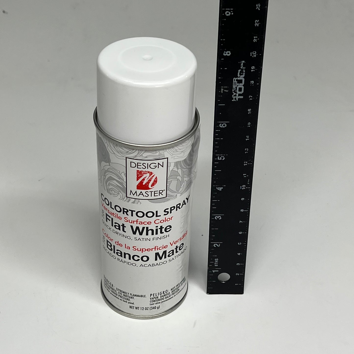 DESIGN MASTER (2 PACK) Colortool Spray Versatile Surface Color 12oz Flat White