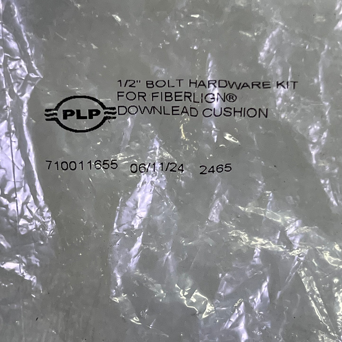 PLP Aluminum Downlead Cushion Clamp 1/2 HDWR 0.469-0.515" Chrome 8003266H3