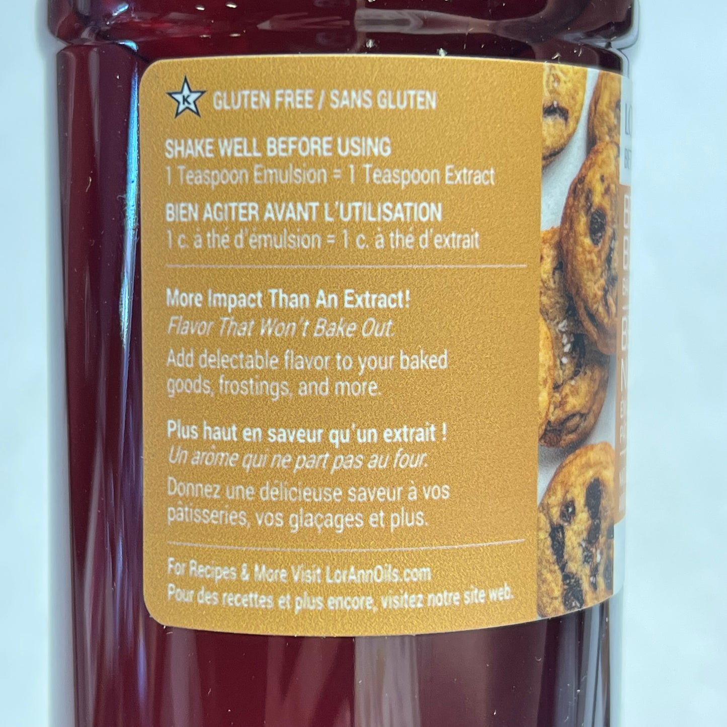 LORANN (2 PACK) Better Than Extracts Brown Butter Bakery Emulsion 16 Fl Oz