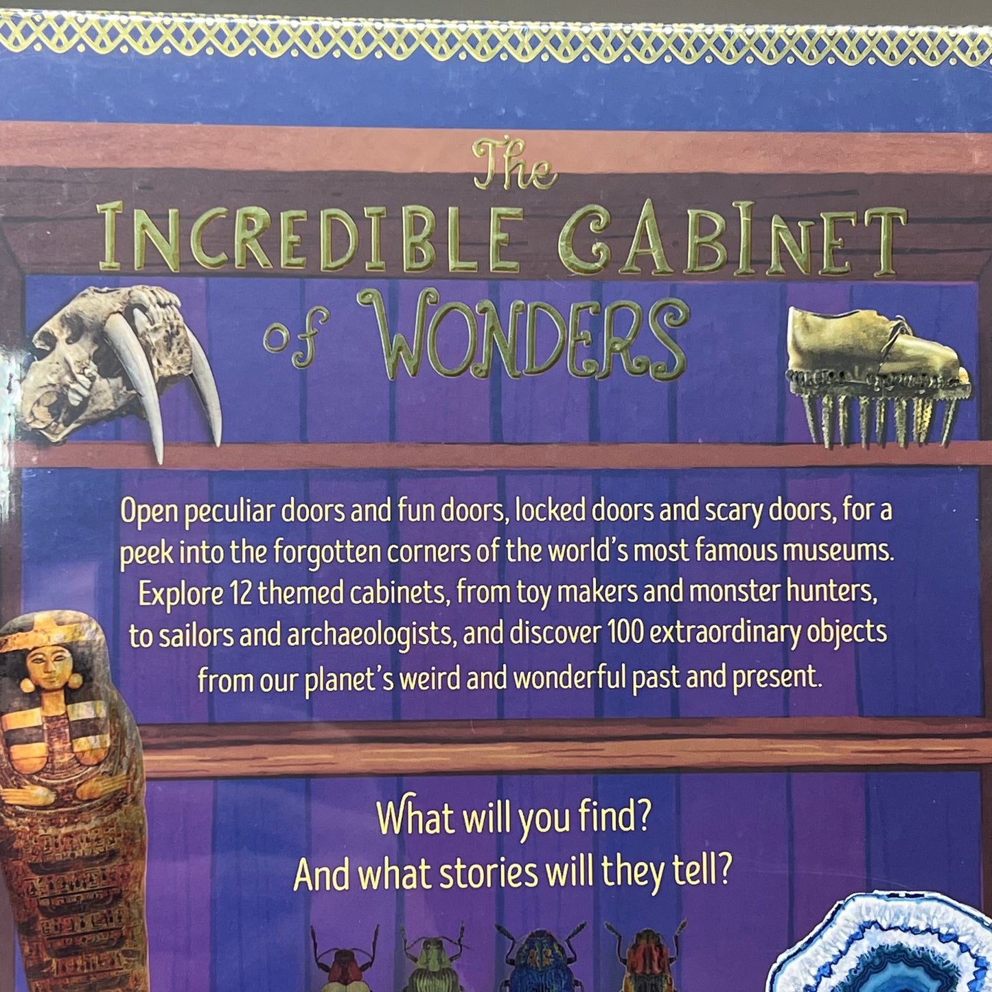 THE INCREDIBLE CABINET OF WONDERS Hardcover By Lonely Planet Kids & Joe Fullman