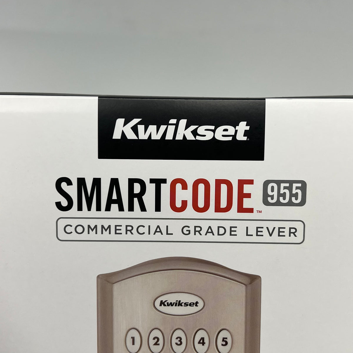 KWIKSET Smart Code 955 Electronic Pembroke Door Handle Satin Chrome 99550-002