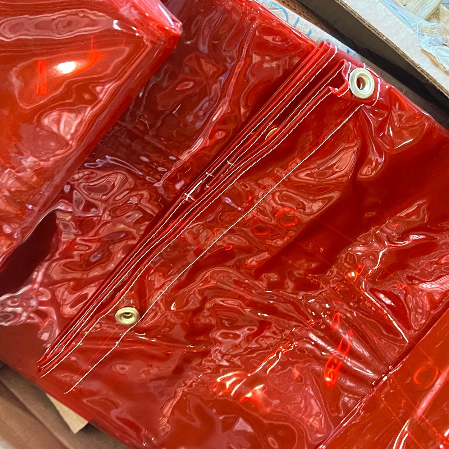 ZA@ Pallet of MIXED Hardware, Brackets, Plastic Tarp, Steel Horse Shoes, Lamination Sheets, & More!!!!! (AS-IS)