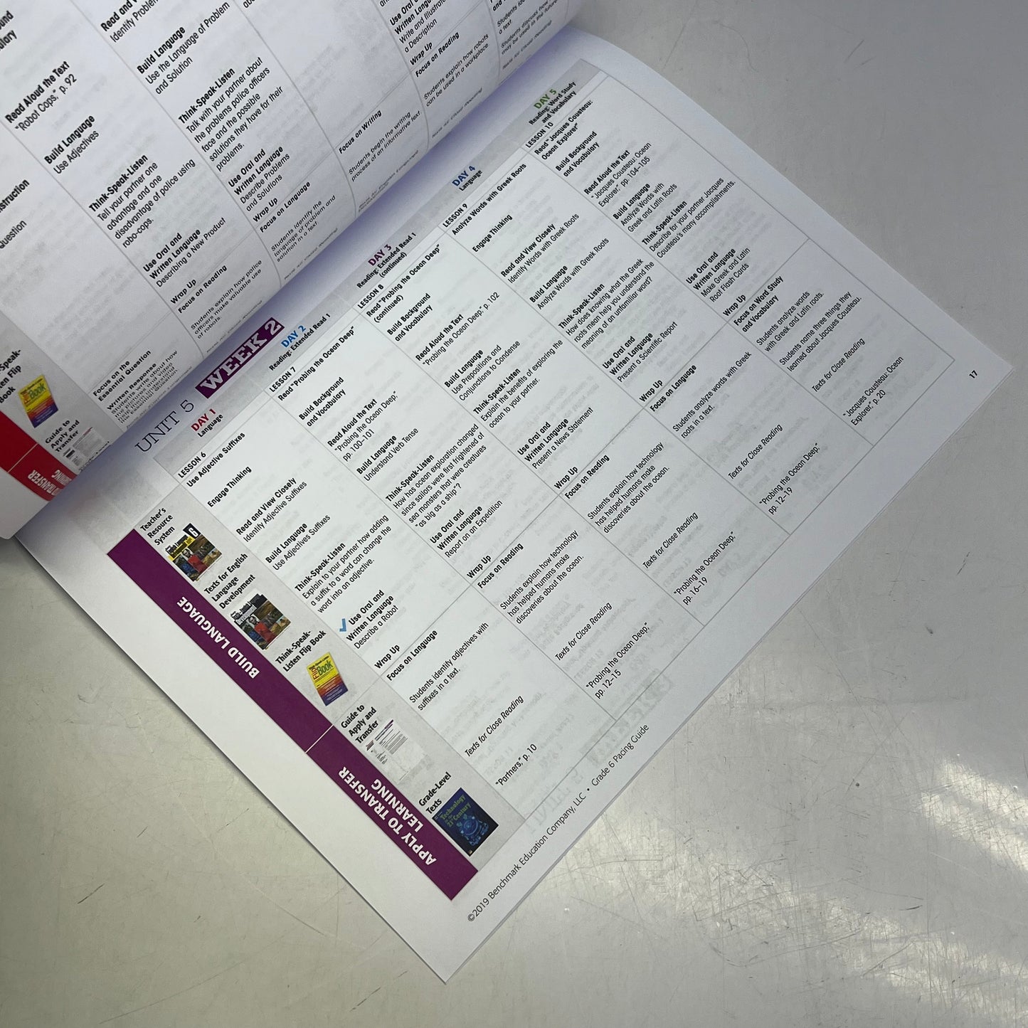 BENCHMARK Advance English Language Development, Assessment & Guides For Teachers