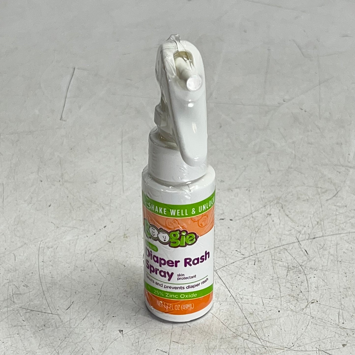 BOOGIE (3 PACK) No-rub Diaper Rash Spray 25% Zinc Oxide 1.7 Fl Oz BB 03/29