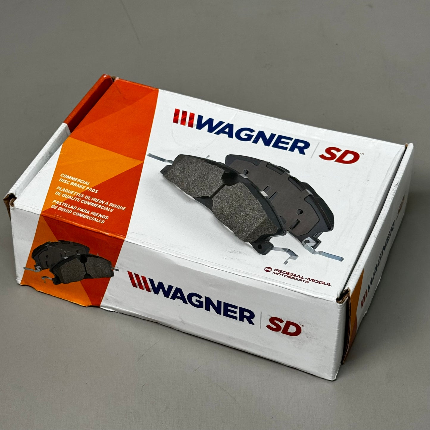 WAGNER SD SevereDuty Disc Brake Pad Set 7" x 2" Black SX1067