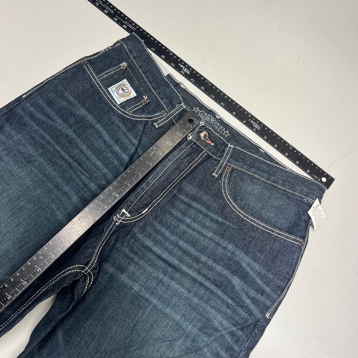 CINCH Relaxed Fit White Label Jeans Men's Sz 38 X 36 Stonewash Indigo MB92834019