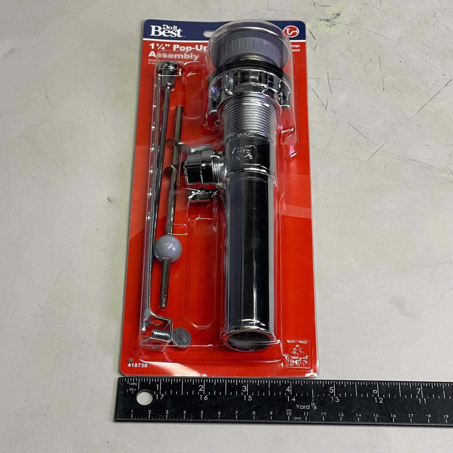 DO IT BEST Sink Pop-Up Assembly 1-1/4" Chrome-Plated DIB820-70 418738