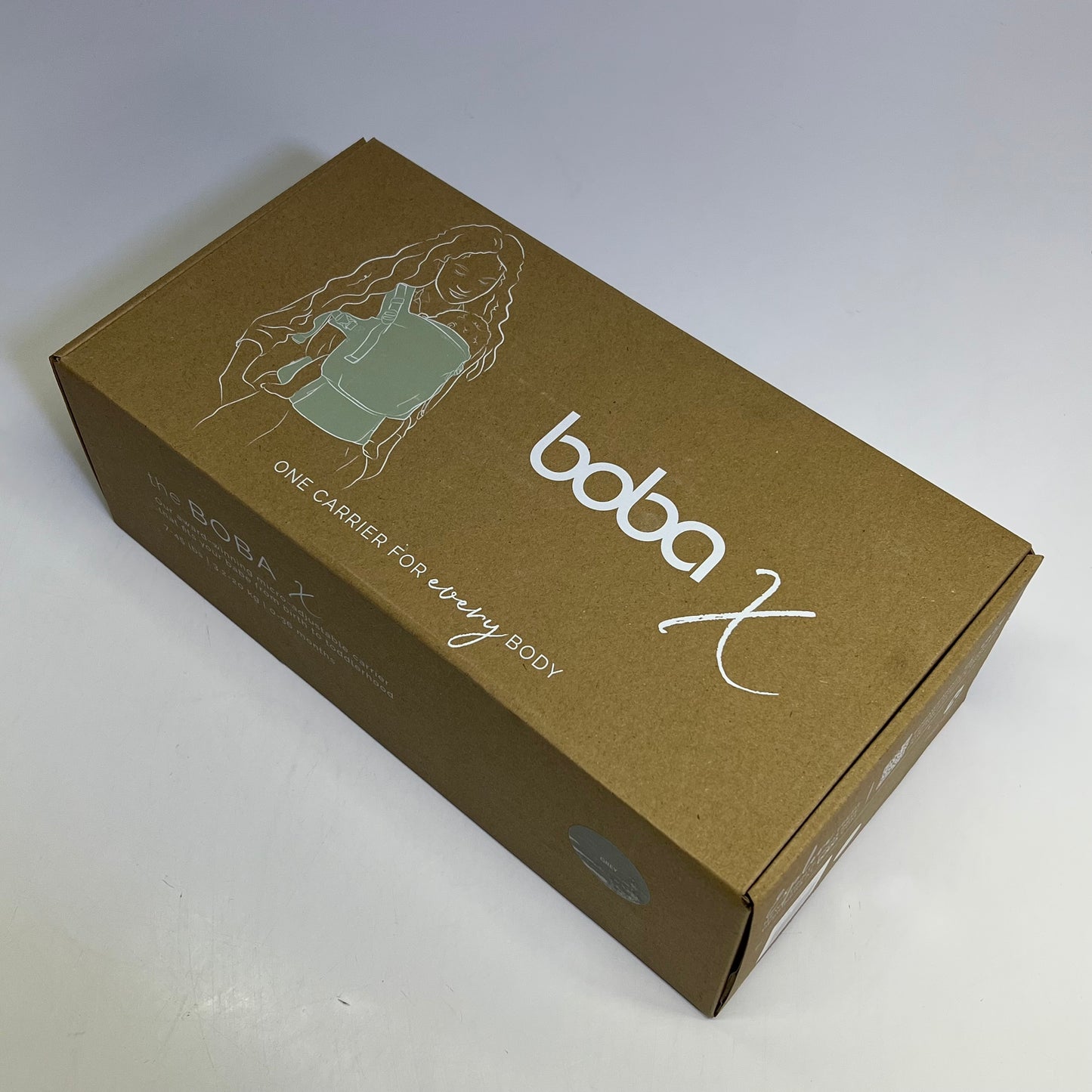 ZA@ BOBA X Baby Carrier Easy Adjustable For 0 To 36 Month Or 7lbs - 45 Lbs Gray BCX-001 GREY A