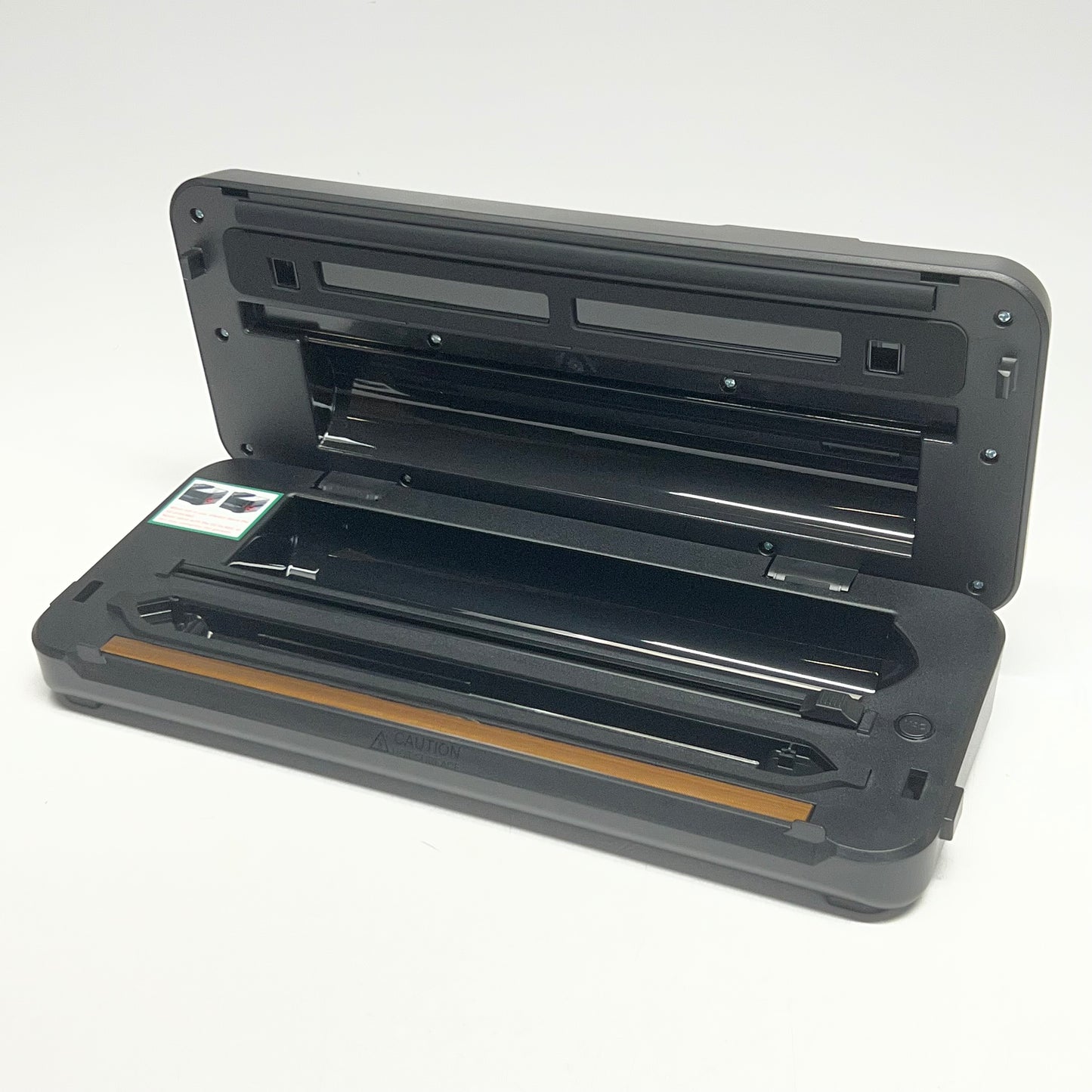 FLAVORTOWN Compact Vacuum Sealer 15"L x 6"W x 3"H Black FT-7000