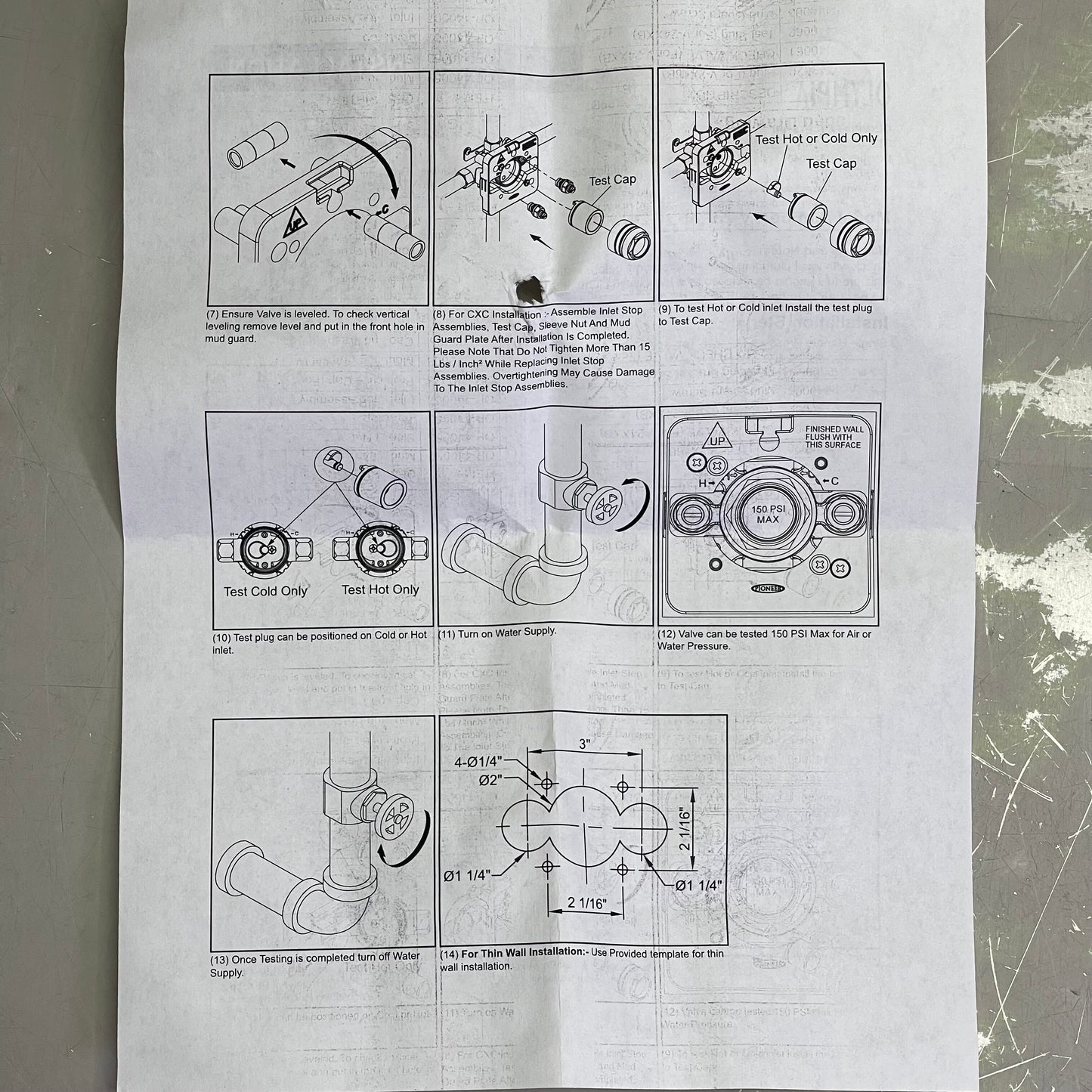 OLYMPIA Single Handle Tub/Shower Pressure Balancing Valve (With Shower Handle) V-2300B