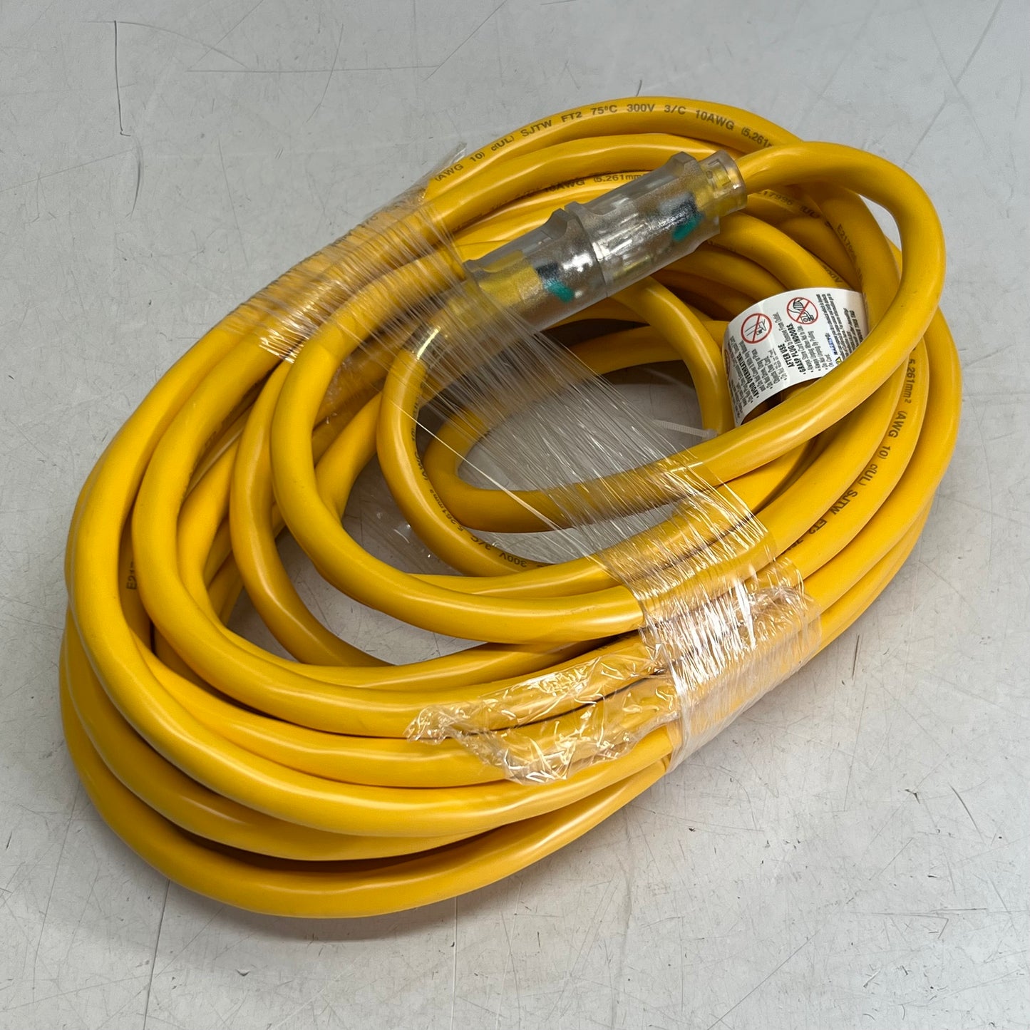 SOUTHWIRE Outdoor Extension Cord With Power Lightindicator 300V/15A Sz 50ft, Yellow 2688SW0002