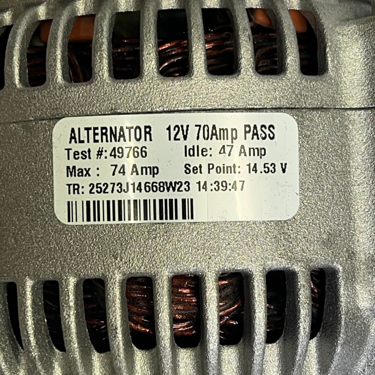 NAPA Remanufactured Alternator Standard 70 a for Toyota Vehicles Models 2138283