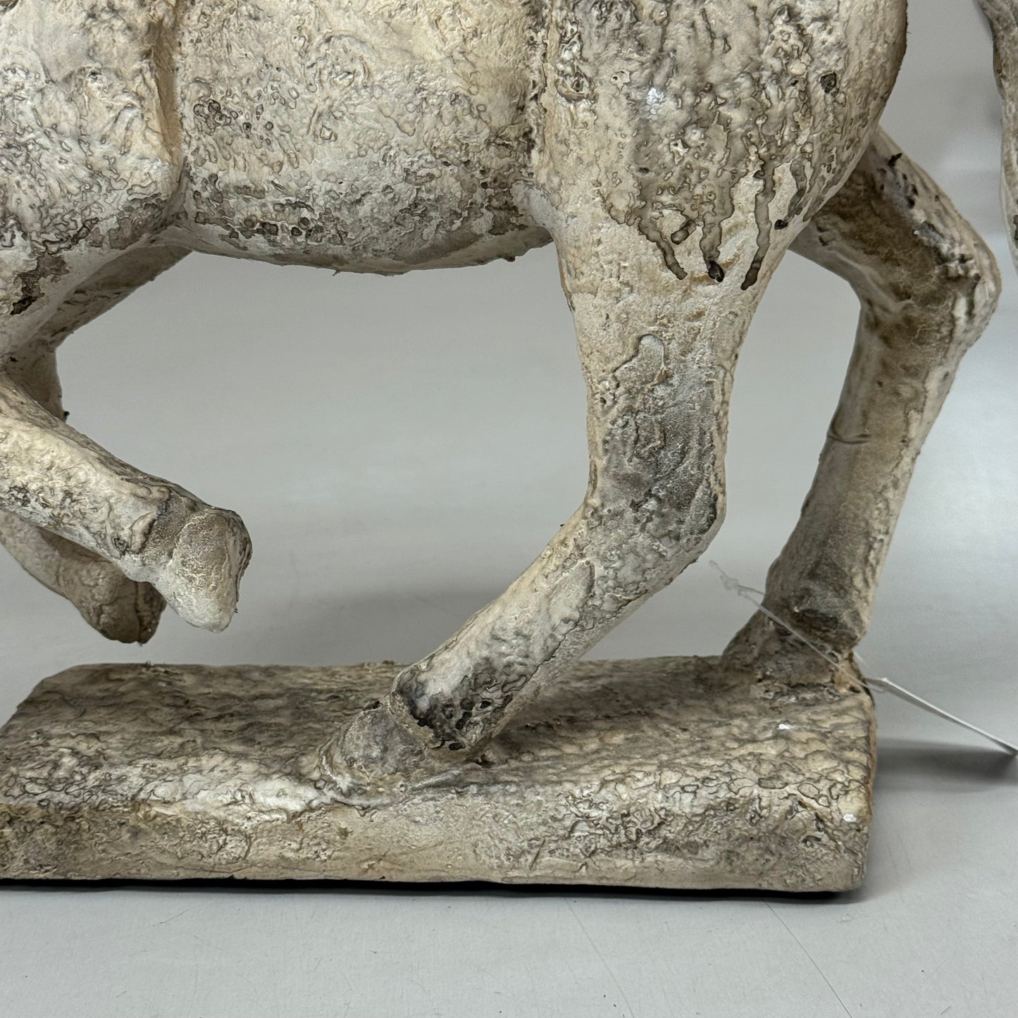 RAZ IMPORTS Distressed Horse Statue Home Decoration 14" Tan 4509914