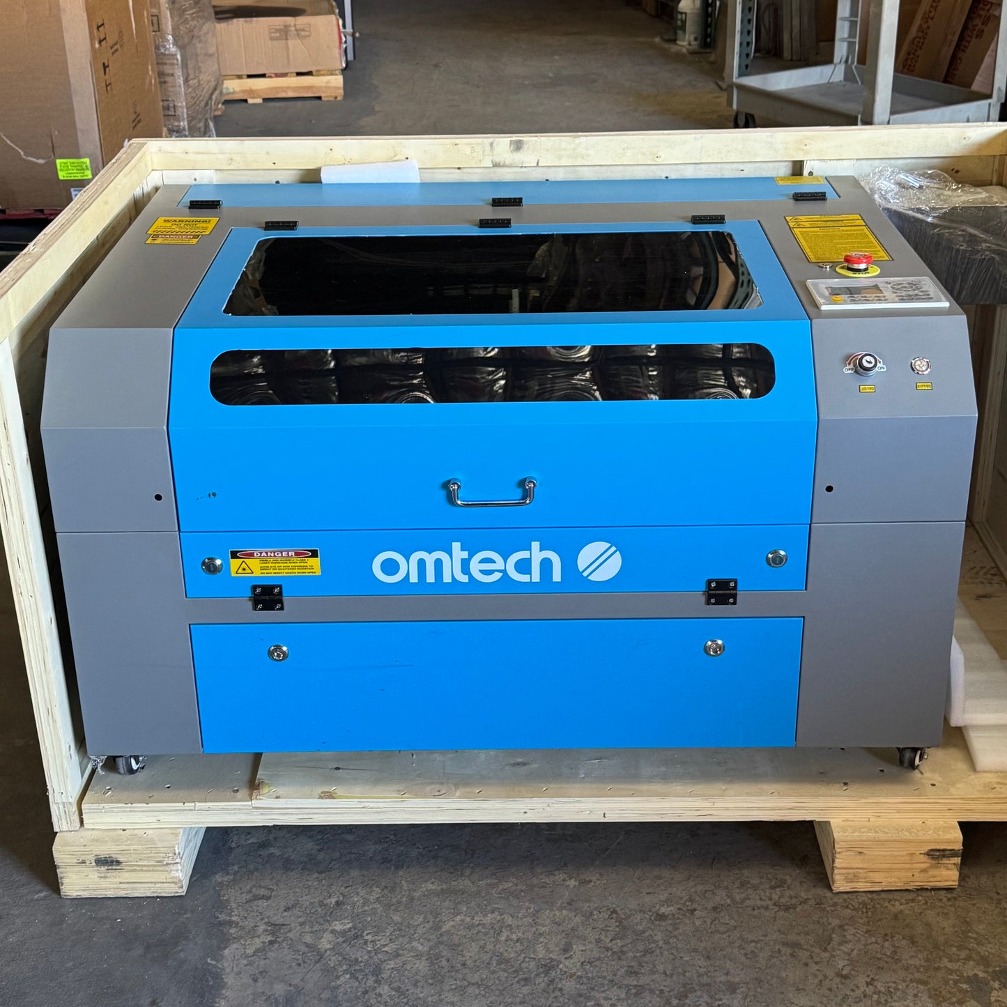 OMTECH Laser Cutter Machine 48"W x 31"L x 27"H Grey US5-0705-U2