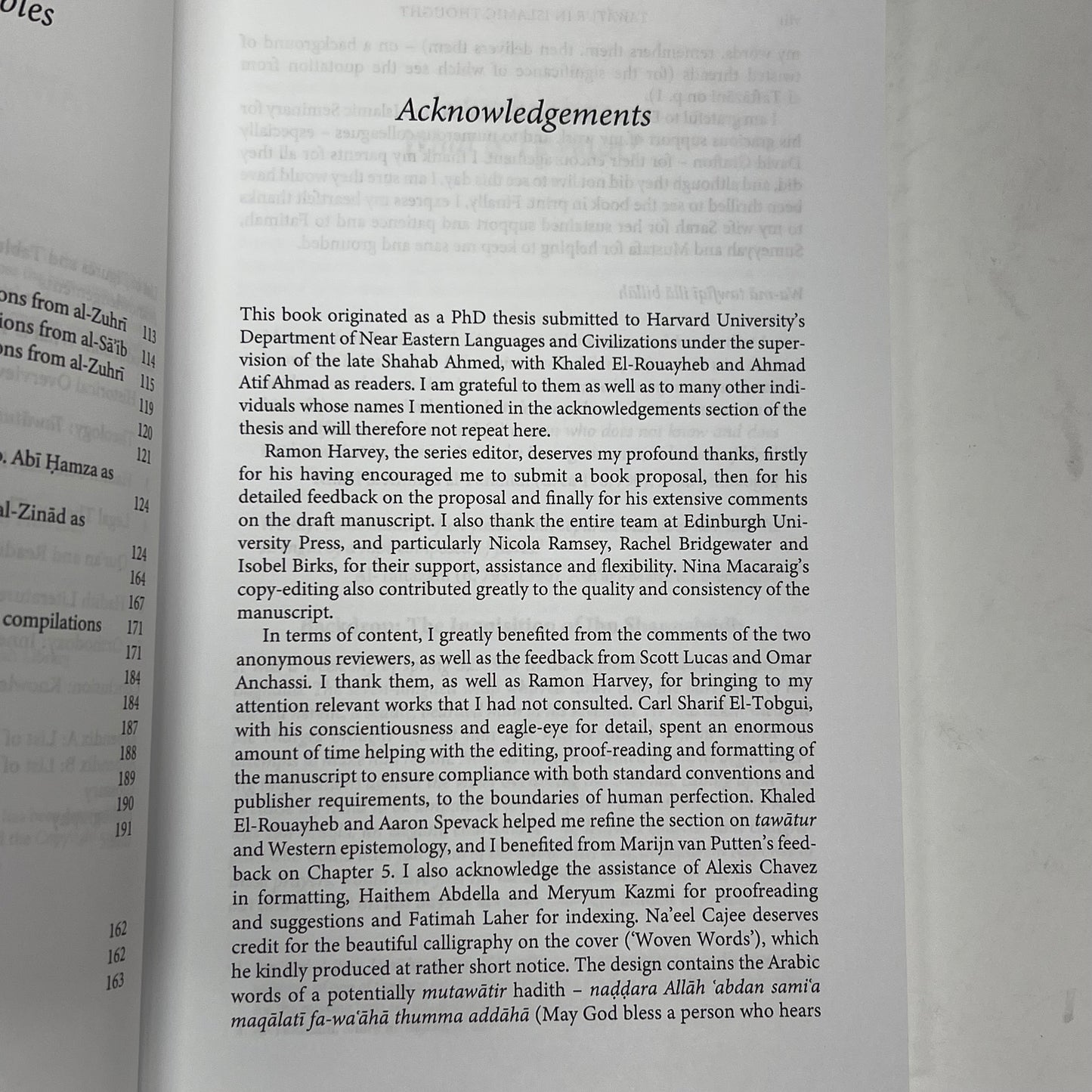 TAWATUR IN ISLAMIC THOUGHT Transmission Certitude & Orthodoxy Paperback Book