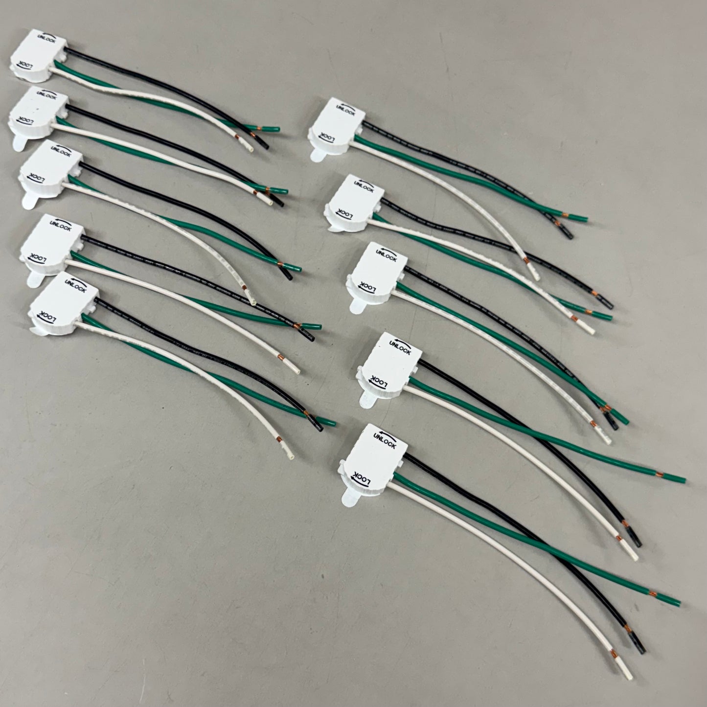 LEVITON (10 Pack) MSTWL-A Lev-Lok Modular Connector 20A 125V White