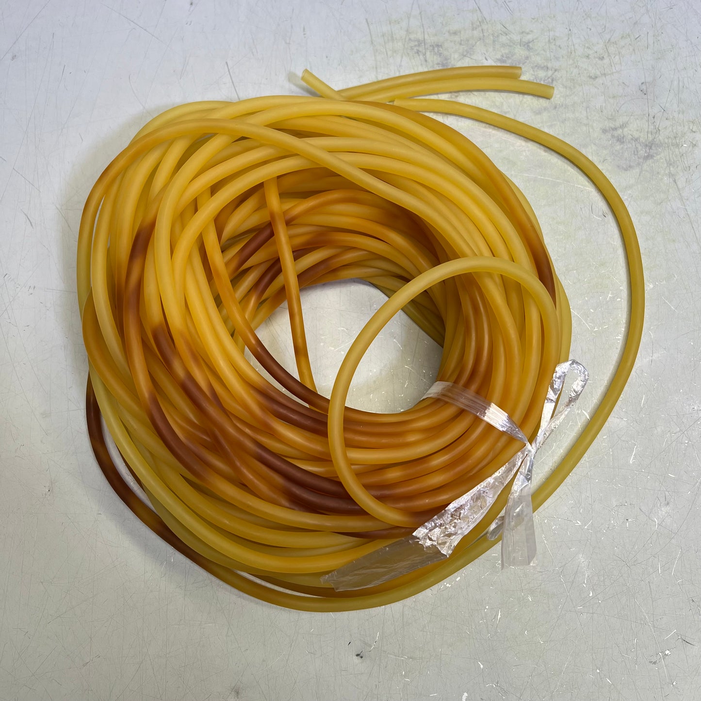 KENT ELASTOMER (50 FEET) Orthodontics Rubber Latex Tubbing Unknown Amber