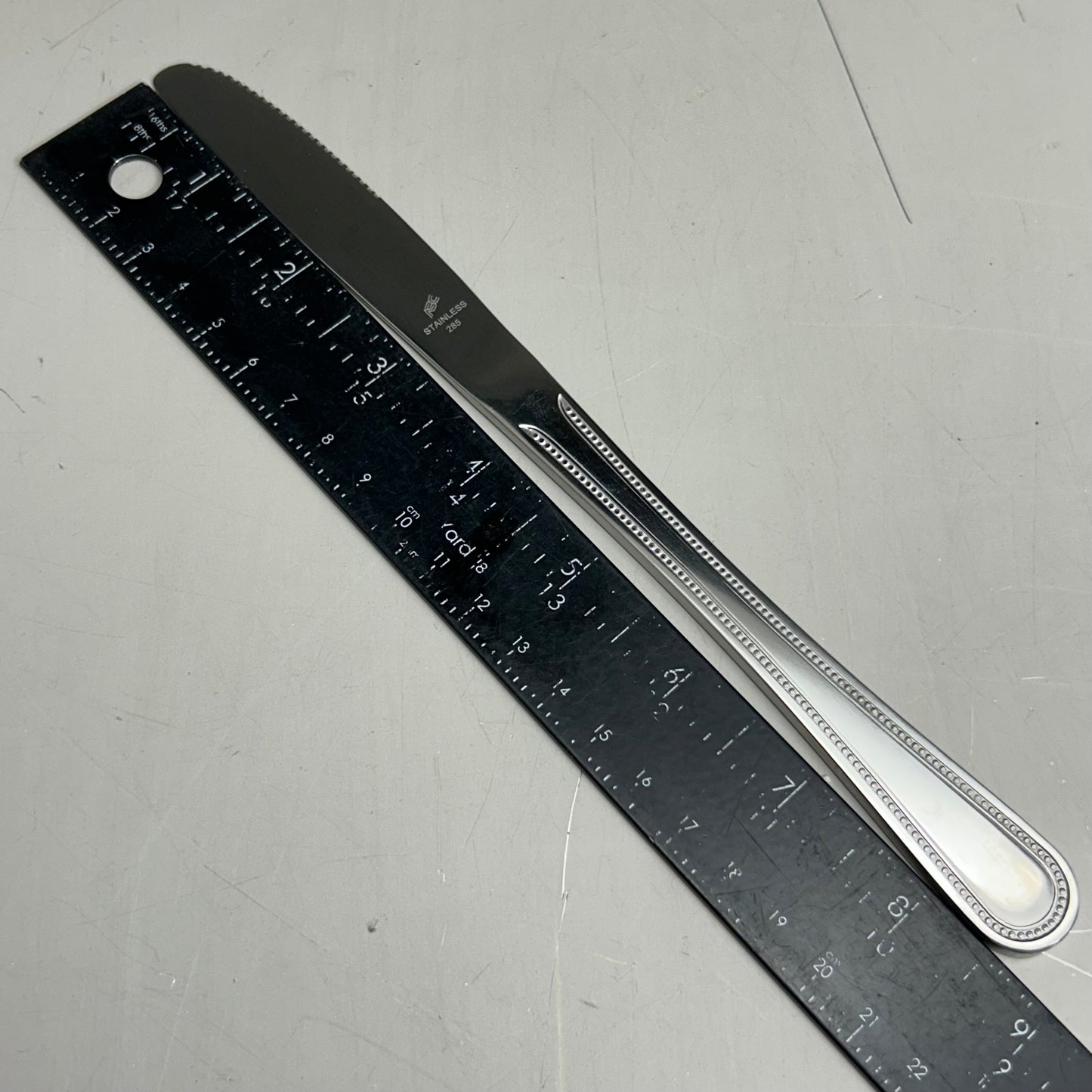 ABC (12 Pack) Stainless Steel Kyle Dinner Stamped Knives 8.5" KYLE-08 (New Other- Distressed Packaging)