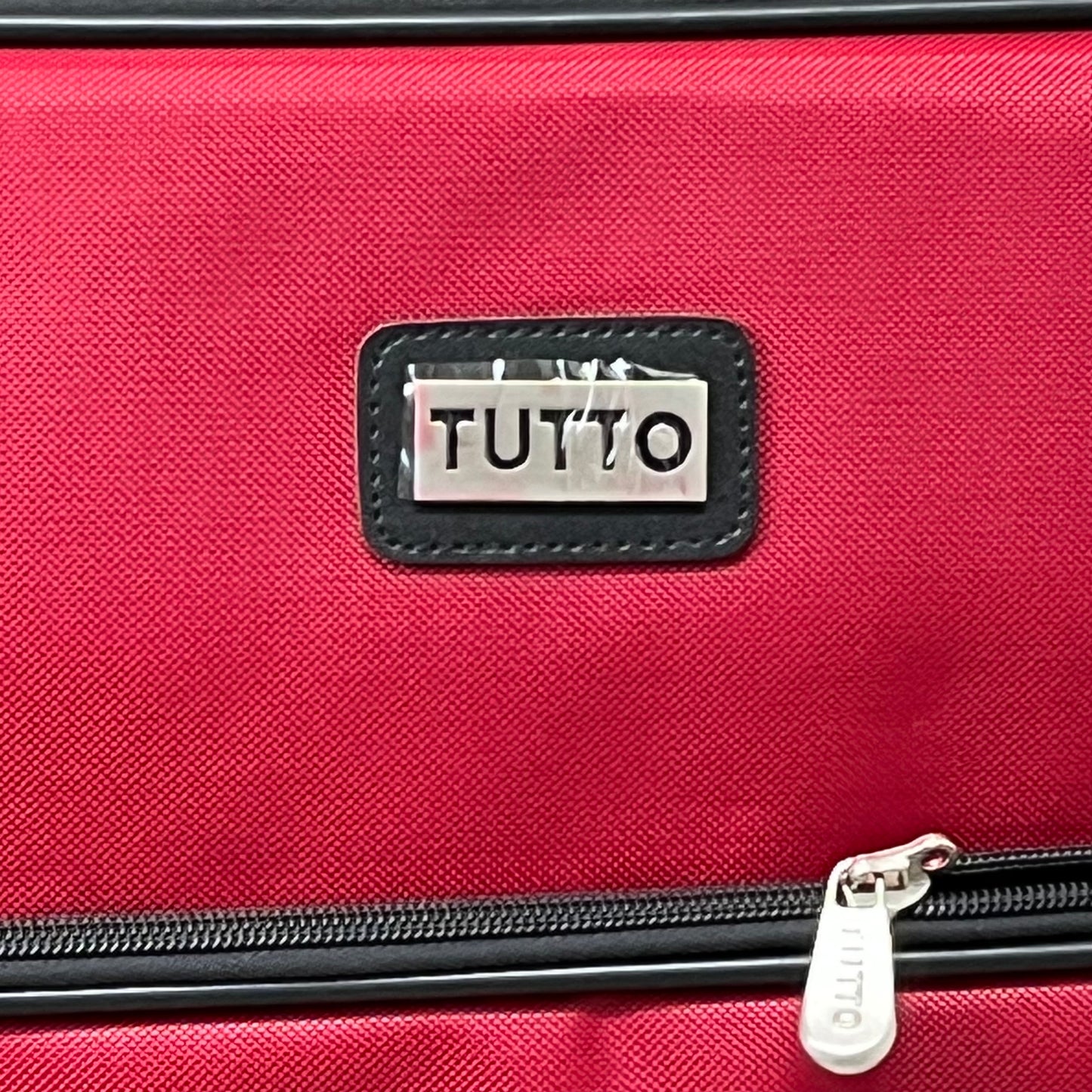 TUTTO Embroidery Project Bag w/ Shoulder Strap & Handle 20"x18"x6" Red 6219