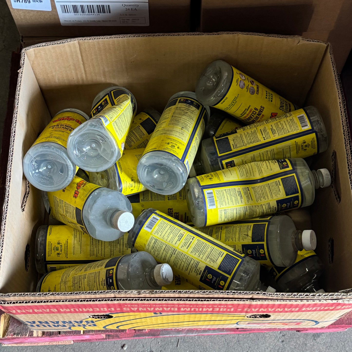 ZA@ Pallet of MIXED Dog Food, Stain Remover & Cleaner, Beef Stock, Visor Cap, Etc... (AS-IS)