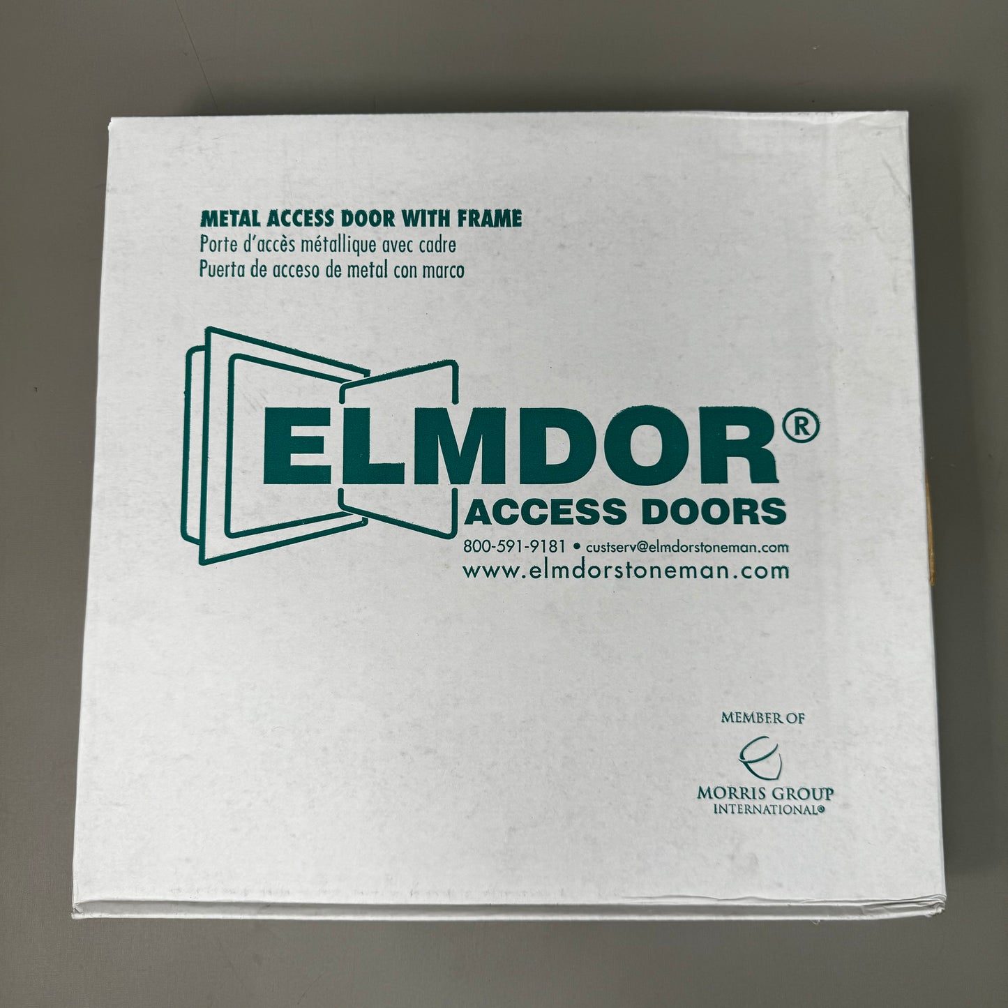 ELMDOR Dry Wall Metal Access Door w/ Frame Prime Coat w/ Cylinder Lock DW12X12PC-CL