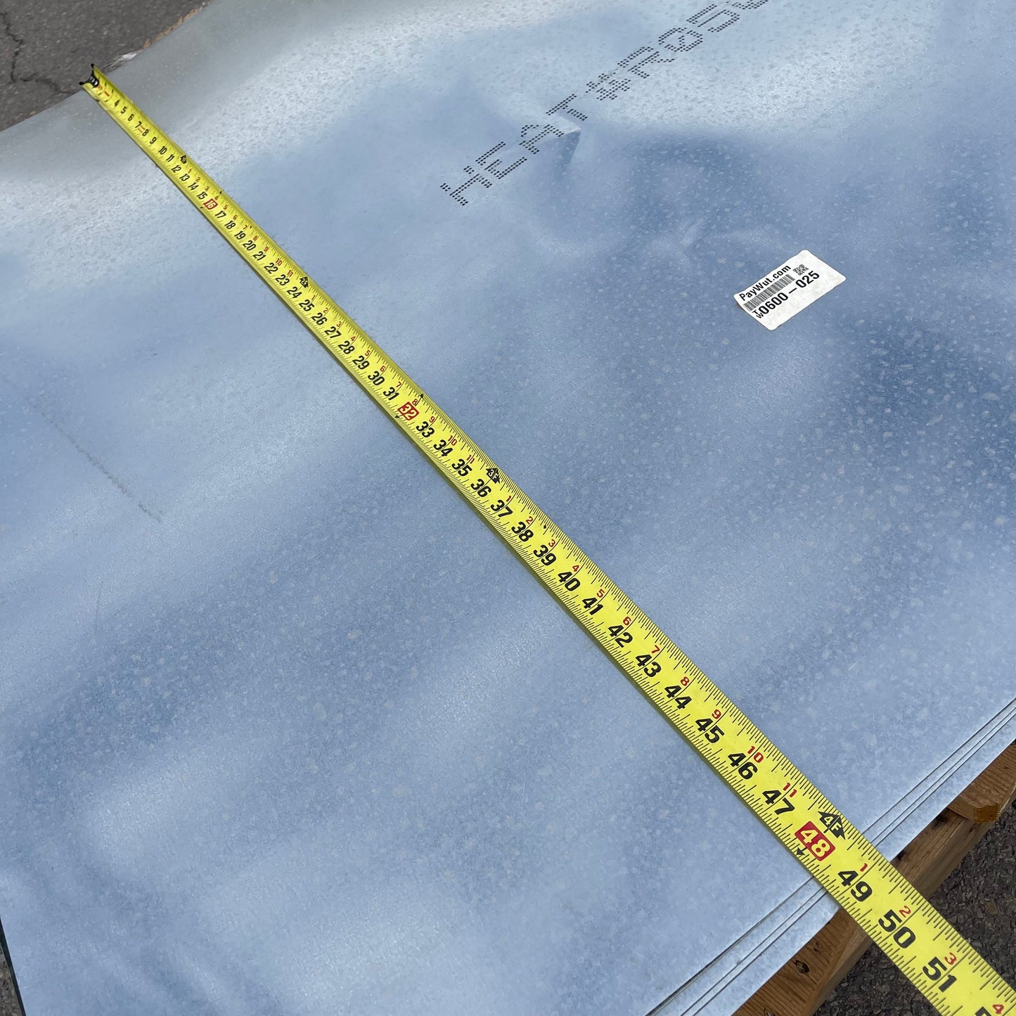 Z@ MIXED Galvanized Steel Sheet Metal 48"x48", 28 Gauge/0.015" Thick