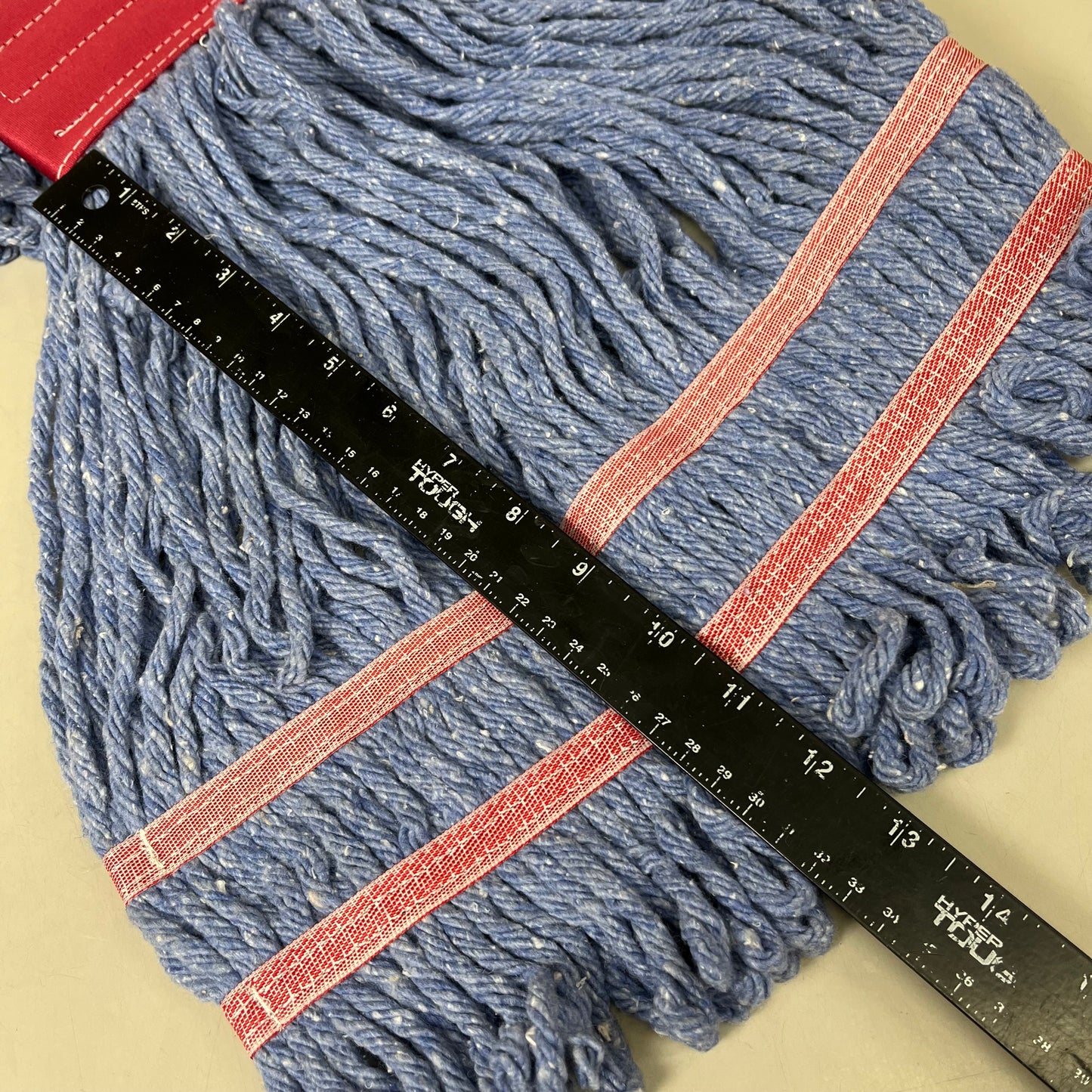 BOARDWALK (12 PACK) Spr Loop Wet Mop Head Cotton/Synthetic Large Blue