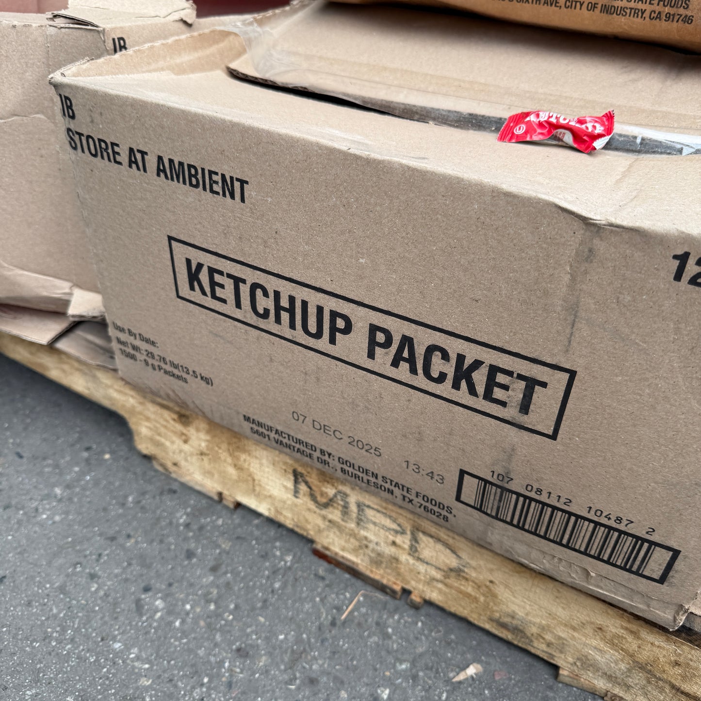 ZA@ Pallet of KETCHUP & a Little MAYO (Past BB Date)— A DIY Fry Sauce Maker’s Delight! (AS-IS) 11-11-Floor