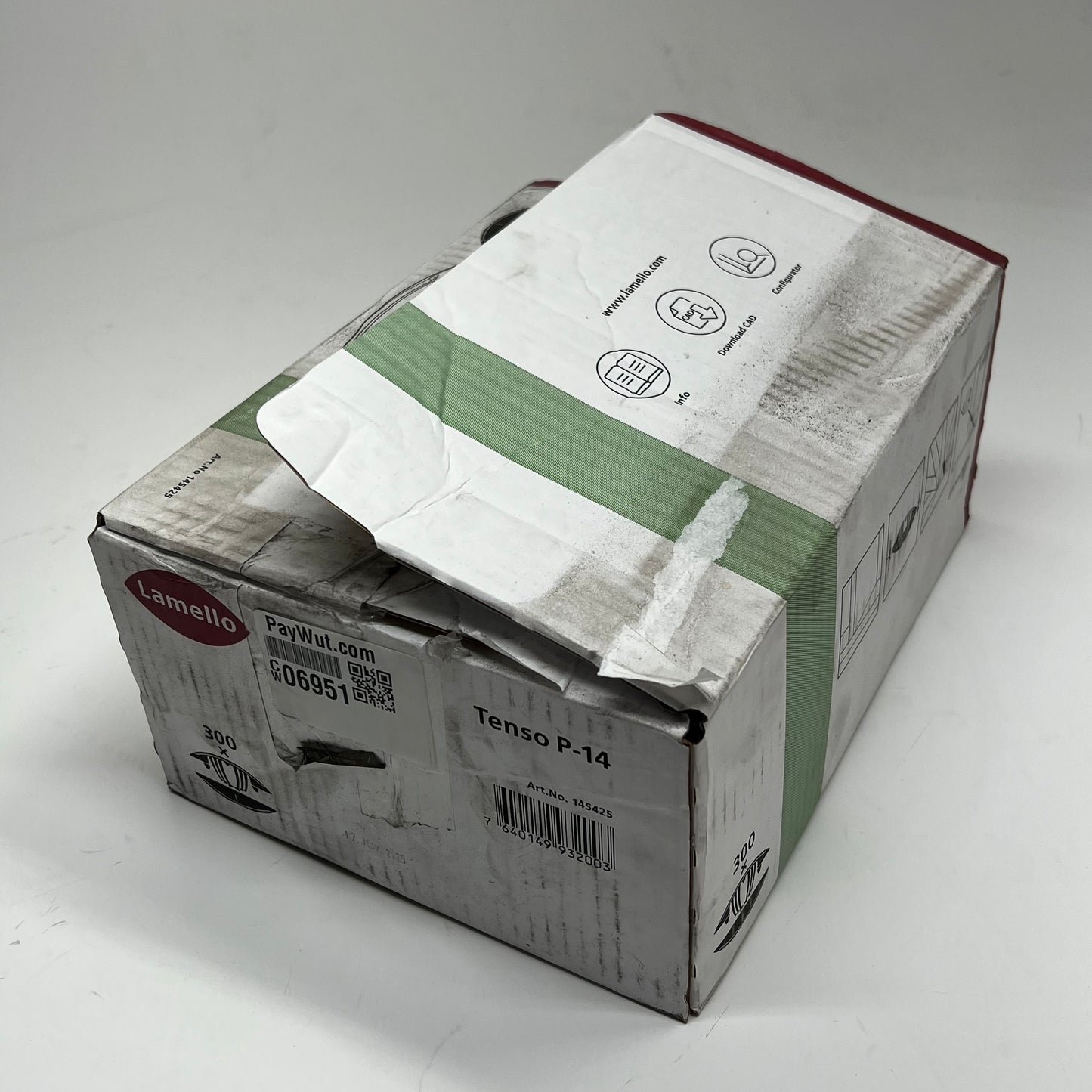 LAMELLO (300 PAIR) Tenso P-14 Self Locking Connectors Black 145425