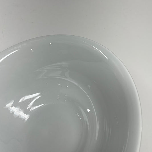 PILLIVUYT Footed Porcelain Tulip Bowl White Made in France 13" White