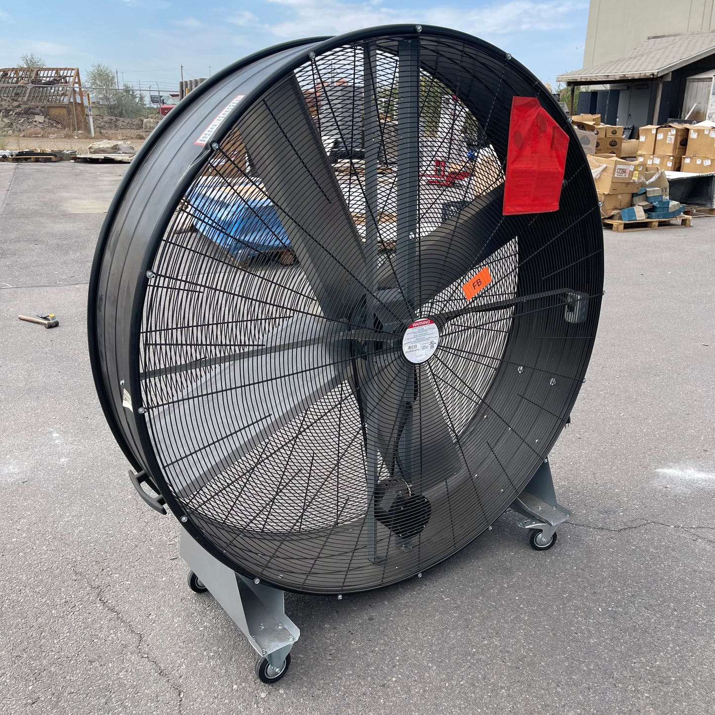 Z@ VENTAMATIC Maxx Air Belt Drive Barrel Fan 60” BF60BDBLKP-4 (New)
