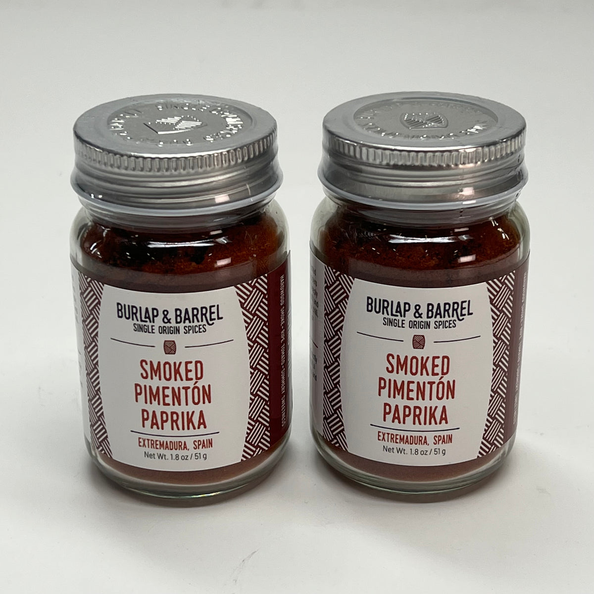 BURLAP & BARREL (2 PACK) Smoked Pimenton Parika Seasoning In Glass Jar  1.8 Oz